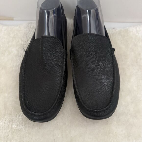 Tommy Bahama Nassau Venetian Loafers Men\'s 10.5D Black Leather Driving Slip On 1 main image 5